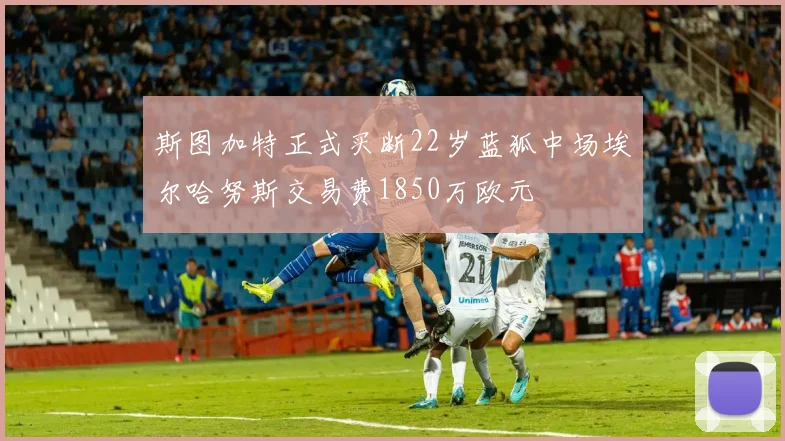 斯图加特正式买断22岁蓝狐中场埃尔哈努斯交易费1850万欧元